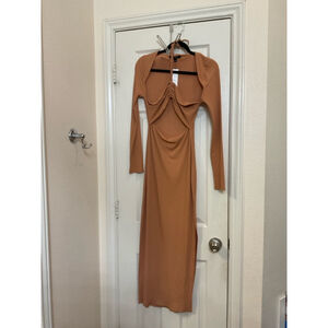 Vici Lauryn Ribbed Halter Dress Medium NWT
